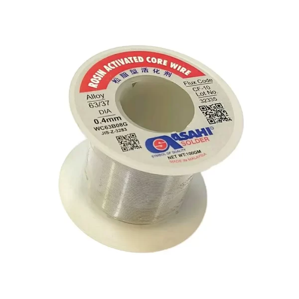 سیم لحیم 100g 0.4mm آساهی Asahi - Image 1