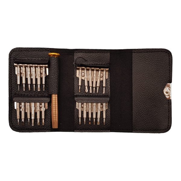 ست پیچ گوشتی کیف چرمی 25PCS - Image 1