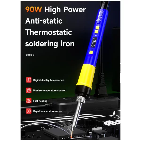 هویه 90W سرامیکی با دمای متغیر مکانیک MECHANIC HK-990 - Image 4